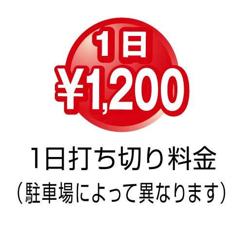 1日打ち切り1,200円